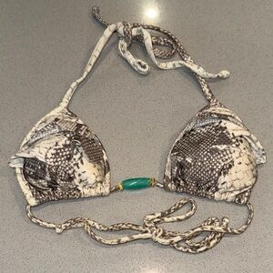 ViX Paula Hermanny Triangle Bikini Top Size Small